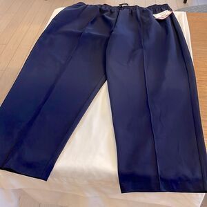 C. D. DANIELS NAVY BLUE CAPRIS.  NEW WITH TAGS.